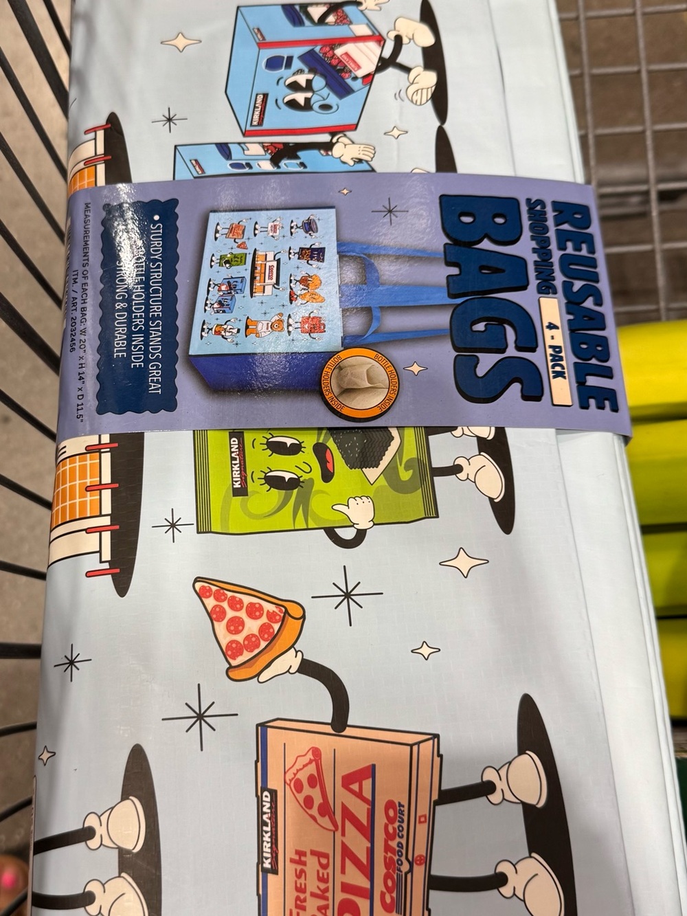 4 pk. Reusable keep cool bags
